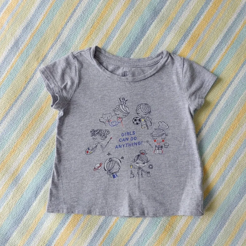 ⭐ Baby GAP Toddler short sleeve top lot 18-24m